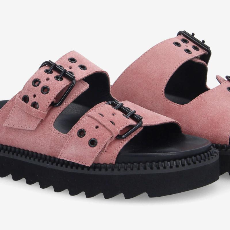 STELLA BUCKLE W - SUEDE - PINK